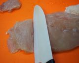 柔らかい！！鶏胸肉でポークチャップ風作り方1写真