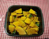 ★簡単！＊レンズ豆とかぼちゃの煮物＊♪作り方1写真