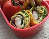 簡単！　お弁当にくるくる卵巻き♪作り方5写真