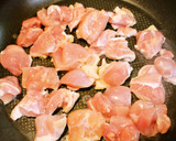 照り照り♡鶏肉とエリンギの焼き鳥風炒め作り方3写真