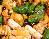 照り照り♡鶏肉とエリンギの焼き鳥風炒め作り方8写真