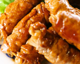 照り照り♡鶏肉とエリンギの焼き鳥風炒め作り方12写真