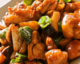 照り照り♡鶏肉とエリンギの焼き鳥風炒め作り方9写真