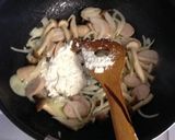 たっぷり野菜とウインナーのクリームパスタ作り方3写真
