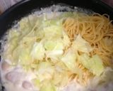たっぷり野菜とウインナーのクリームパスタ作り方5写真
