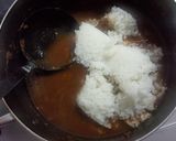残りカレーで作る！カレー雑炊♡作り方5写真