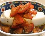 おつまみ食堂♪和風イタリアントマト冷や奴作り方3写真