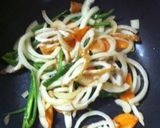 パスタ麺de焼きそば作り方3写真