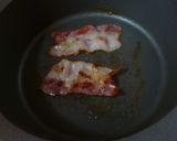浅漬けと刻みベーコンの深夜うどん作り方1写真