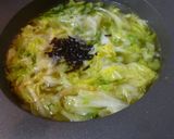 浅漬けと刻みベーコンの深夜うどん作り方4写真