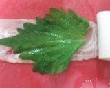 白ネギと大葉のベーコン巻き作り方1写真