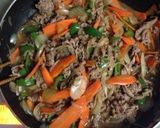 ごま油風味★牛肉と野菜の炒め物作り方4写真
