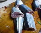 焼きサンマのニンニク醤油浸し作り方1写真