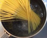 パーナ貝とエビの大葉ジェノベーゼ・パスタ作り方2写真