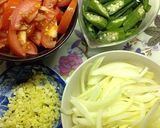インド家庭料理：オクラと玉ねぎのマサラ作り方1写真