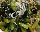 ポン酢でいつもと一味違う！小松菜お浸し作り方3写真