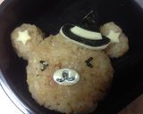 ☆キャラ弁　ハロウィン　くま☆作り方5写真
