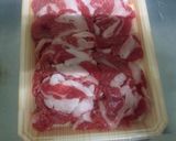 簡単！牛こま肉のニンニク焼き作り方1写真