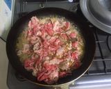 簡単！牛こま肉のニンニク焼き作り方4写真