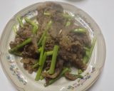 簡単！牛こま肉のニンニク焼き作り方7写真