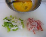 かにかまで簡単…かに玉ふわとろ新天津飯作り方1写真