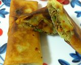 簡単！ひき肉と野菜のカレー春巻き作り方6写真