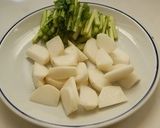蕪のオイスターソース炒め作り方1写真