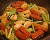 蕪のオイスターソース炒め作り方4写真