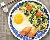 たっぷりほうれん草のおかずパスタ作り方8写真