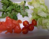 かぼちゃとスモークサーモンのサラダ作り方4写真