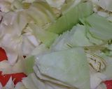 1分で完成！簡単キャベツのゴマ油あえ作り方1写真