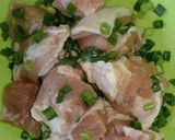 鶏もも肉のネギ塩炒め作り方2写真