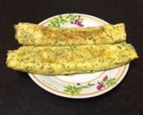 お弁当に☆青のりと長ネギの卵焼き作り方3写真