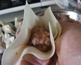 簡単＊プリプリ海老入りワンタン＊作り方5写真