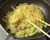 ホタテとキャベツのバター醤油パスタ♡作り方7写真