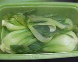 お手軽♪レンジで青梗菜の胡麻和え作り方1写真