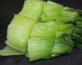 お手軽♪レンジで青梗菜の胡麻和え作り方3写真