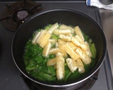 ほうれん草と薄揚げの味噌汁作り方4写真