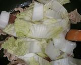 簡単！ 白菜と豚肉のネギ塩バター炒め作り方2写真