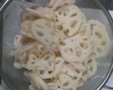 なすと蓮根のからし炒め作り方3写真