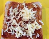 簡単‼︎照り焼きパンピザ作り方2写真