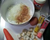 冷蔵庫の残り！ハンバーグ作り方1写真