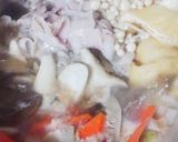 風味豊かなおあげを入れた白だし鍋作り方10写真