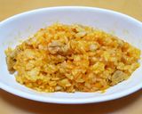 ケチャップ炒めて♪懐かしい味のオムライス作り方5写真