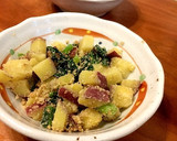 さつま芋と小松菜の胡麻和え【減塩食】作り方6写真