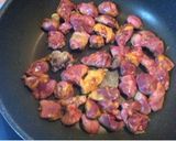 とりレバー 甘辛カレー炒め作り方4写真