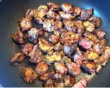 とりレバー 甘辛カレー炒め作り方5写真