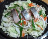 ホットプレートでチャンチャン焼き作り方2写真
