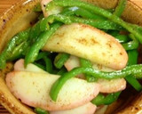 おつまみに！ピーマンと蒲鉾のごま油炒め作り方6写真
