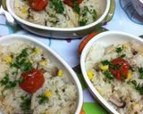炊飯器でキノコたっぷりピラフ作り方4写真